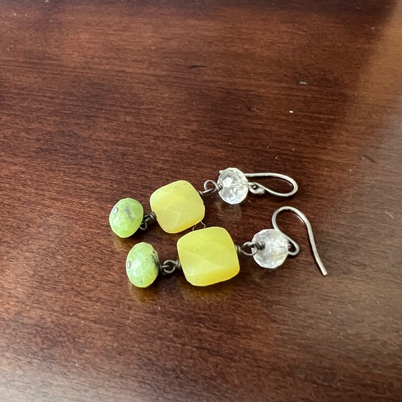 Silpada Natural Stone Earrings - Picture 1 of 4